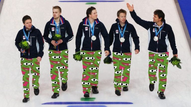 Curlingguttas nye bukser vekker oppsikt